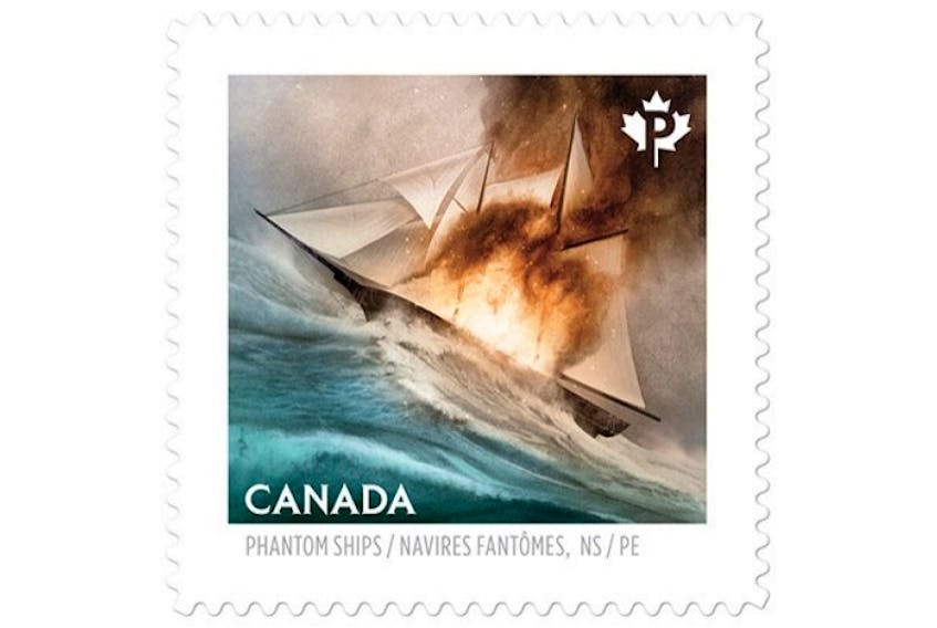 <span>Canada Post is launching this stamp Friday, June 13, which depicts the legendary tale of a three-masted schooner ablaze in the Northumberland Strait more than 200 years ago.</span>