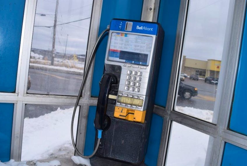 Phone booth bomb scare - was this phone used to call in a threat to a WestJet flight in 2015?&nbsp;