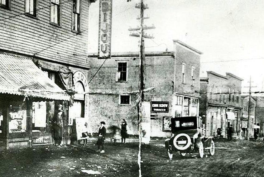 The town of New Waterford was incorporated in 1913. Shown in this picture is Plummer Avenue, the town's main street, in 1919.