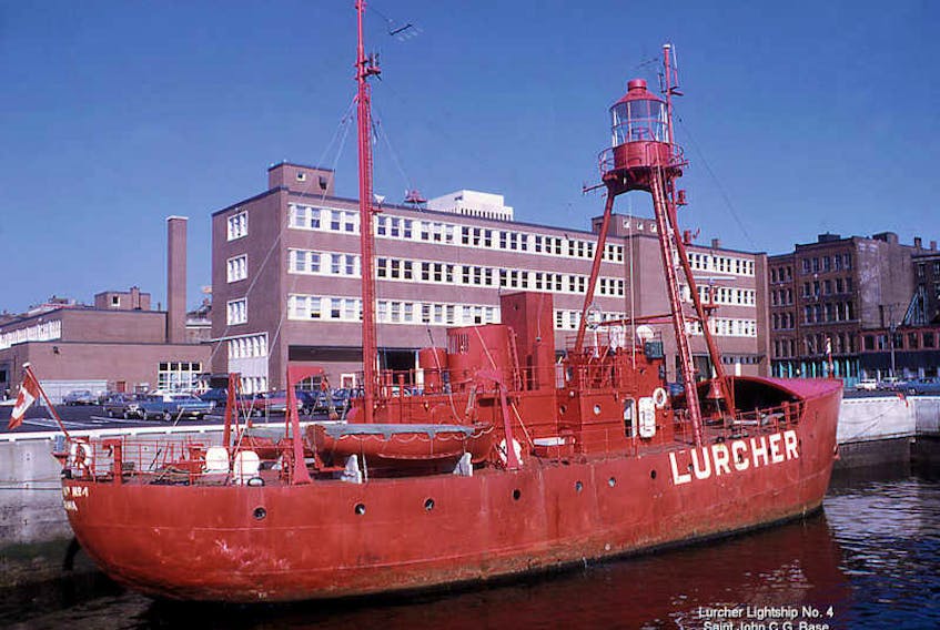 Retired Master Mariner David Walsh shares this lovely old photo of the Lurcher, berthed at the former Coast Guard base in Saint John, N.B.