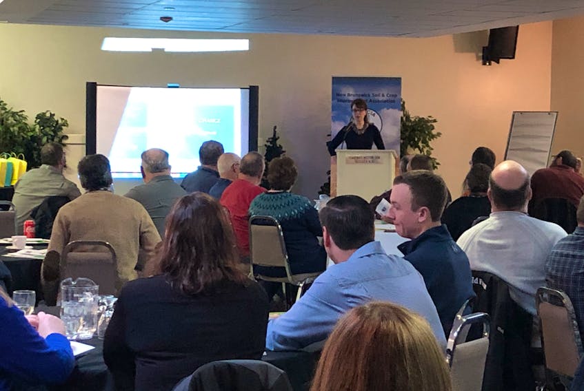 Cindy Day had the pleasure of speaking to the New Brunswick Soil and Crop Improvement Association in Sussex, N.B., Jan. 21.