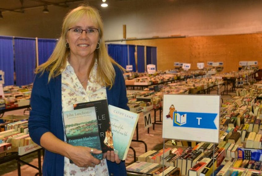 Anna MacDonald, the volunteer co-ordinator for the Journal Pioneer/Rotary Club of Summerside book sale. Last weekend, the book sale brought in a total of $12,120 for local literacy programs. 