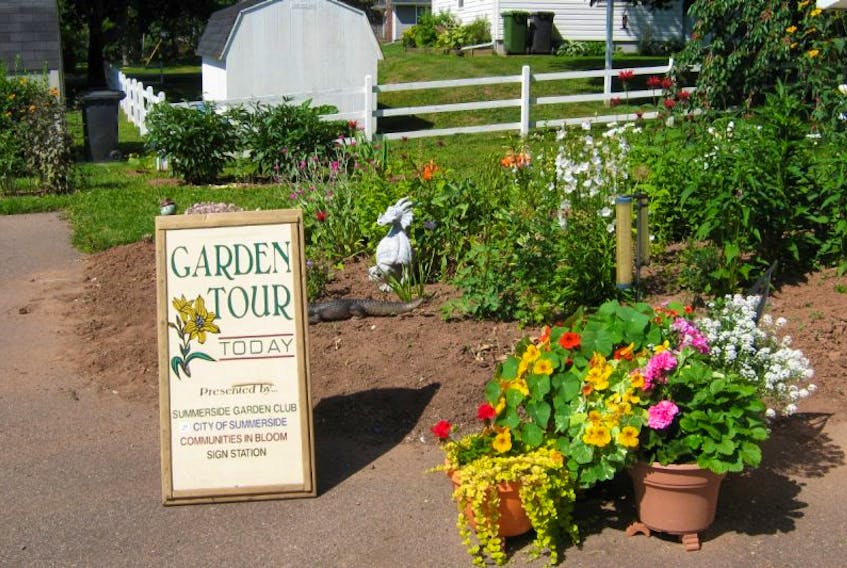                      The Summerside and Area Garden Club’s garden tour season got underway last weekend and included a stop at Carol Capper’s garden in Summerside.          