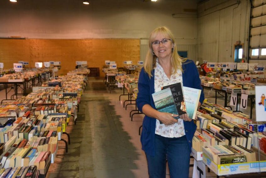 Anna MacDonald, volunteer co-ordinator, is excited for people to see the selection of books at this year's Journal Pioneer/Summerside Rotary Club Booke Sale.