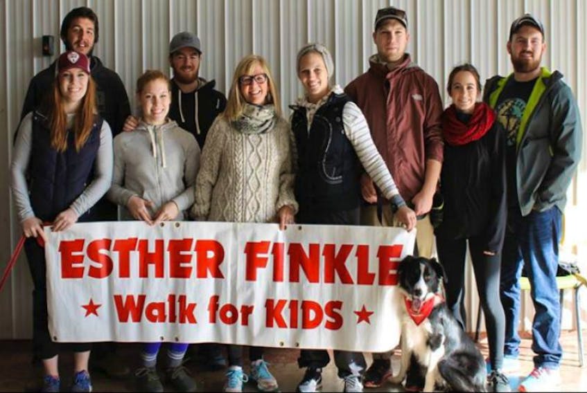 The annual Esther Finkle Walk for Kids has been scheduled for Oct. 15, at 2 p.m. at Miscouche Fire Hall.