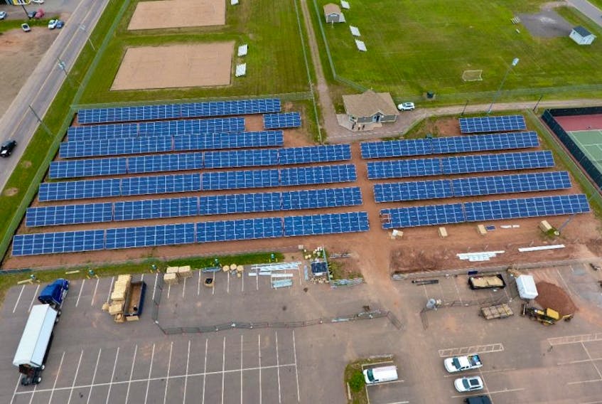 The City of Summerside’s new solar farm is under construction and scheduled to be completed in September .