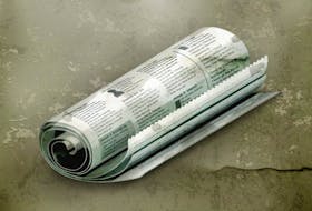 Rolled Newspaper, vector