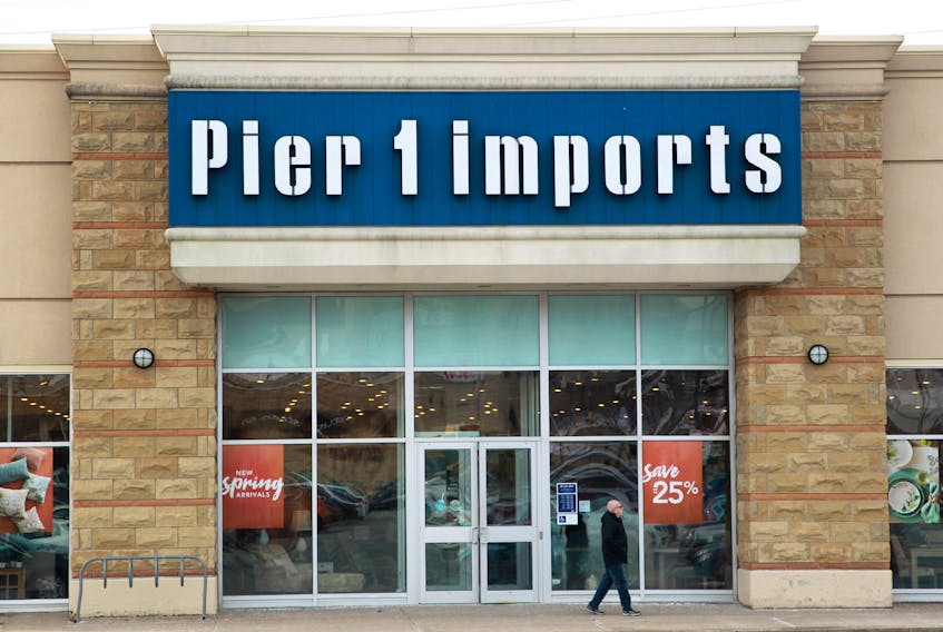 The Pier 1 Imports store on Mumford Road in Halifax. The chain announced that it was closing all its Canadian stores. TIM KROCHAK/ The Chronicle Herald 