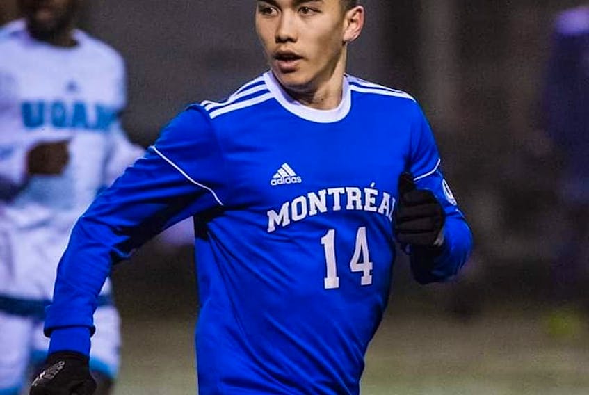 New HFX Wanderers FC midfielder Pierre Lamothe played university soccer for the Montreal Carabins.
