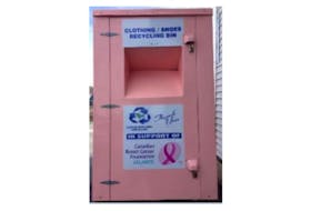 Pink Bins are popping up all over Nova Scotia and Enviro-Depots, where people can recycle old textiles.&nbsp;