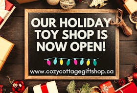 Cobble Hill puzzles, award-winning toys, bamboo apparel, and bargain books are among the items found in the ‘Holiday Toy Shop’ at Port Hawkesbury based online cozycottagegiftshop.ca. CONTRIBUTED