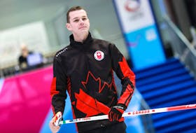 Nathan Young has already won one major mixed double title this year, at the 2020 World Youth Olympics in Switzerland. He’ll seek another this week and he and partner Lauren Barron form one of 10 entries in the provincial mixed doubles curling championship this week at the Re/Max Centre in St. John’s. — World Curling Federation photo
