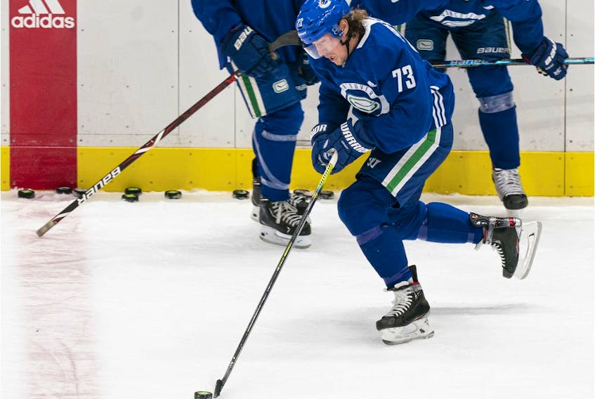 Tyler Toffoli was acquired by the Vancouver Canucks to help create offence and grind out wins. His presence should make life tougher for the Minnesota Wild in the NHL playoffs qualifying series.
