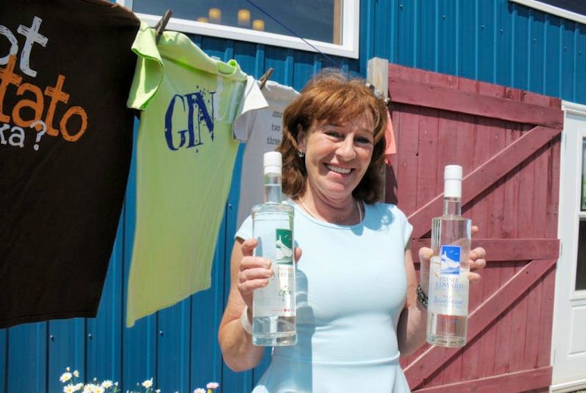 Loretta Campbell is a spirited spirit ambassador at Prince Edward Distillery, which is one of the many distilleries and wineries that can be found on the Points East Coastal Drive.