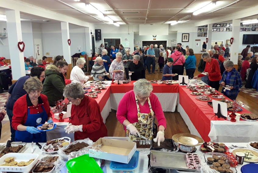 VON Tri-County’s annual Chocolate Lunch draws plenty of people to the Yarmouth Lions Club hall, where this year’s event is scheduled for Friday, Feb. 14. CONTRIBUTED