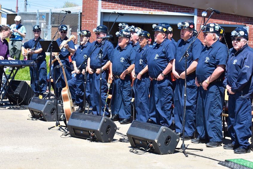 The Men of the Deeps performed during the 2019 Davis Day ceremony. This year's Davis Day event has been cancelled due to COVID-19 protocols. CAPE BRETON POST