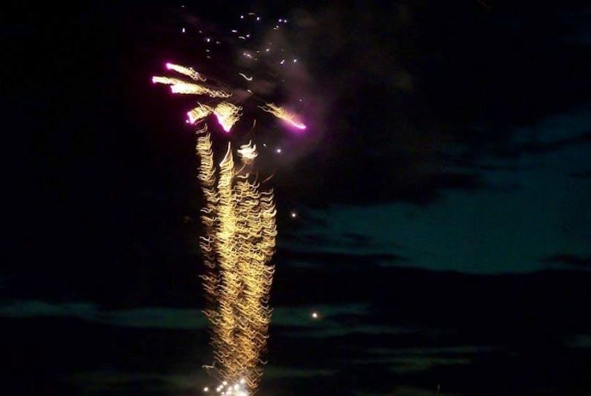 The Port Williams Days fireworks: a spectacular light show.