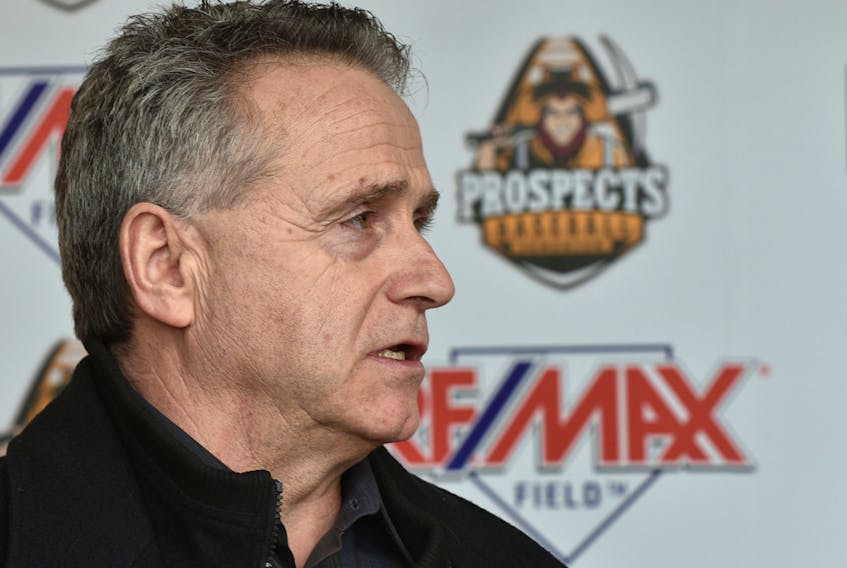 Edmoton Prospects managing partner Patrick Cassidy, seen here in a file photo taken Jan. 31, 2019, is looking to take his team to Spruce Grove by 2022 after losing the lease on Re/Max Field, where they've spent the past eight seasons.