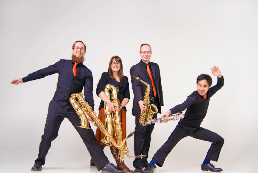 The Proteus Saxophone Quartet, a high-energy modular ensemble dedicated to exploring the capabilities of the saxophone, will perform in Charlottetown on Feb. 28.