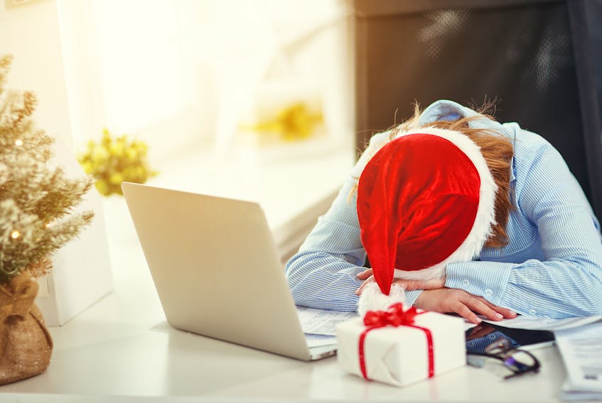 The holidays are a busy time of year, but being excessively sleepy during the day could be a symptom of Obstructive Sleep Apnea. Photo Credit: 123RF