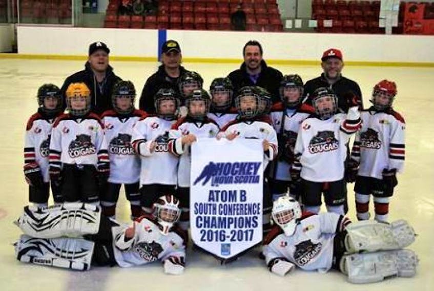 The Queens County Atom B Cougars won silver during the Western Minor League Day of Champions.