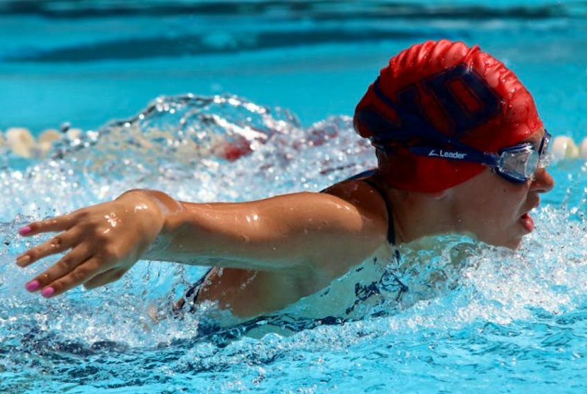 Swimmers from the Milton Dambusters competed in Kentville on Aug. 5.