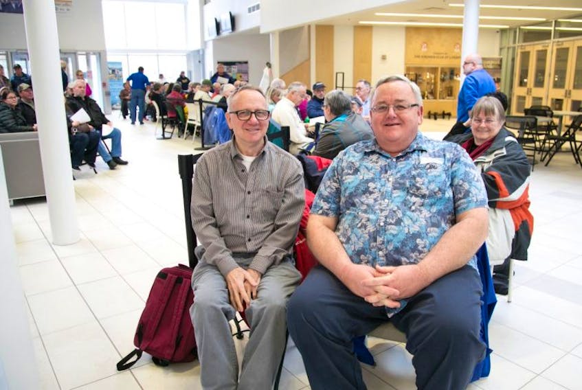 Hoggie MacLeod and Stewart Jenkins were the first in line at Queens Place Emera Centre on March 17, waiting to get their hands on Beach Boys tickets. MacLeod stood in line from 5:55 a.m. until 10 a.m. when the box office opened. Jenkins arrived at 6:20 a.m.