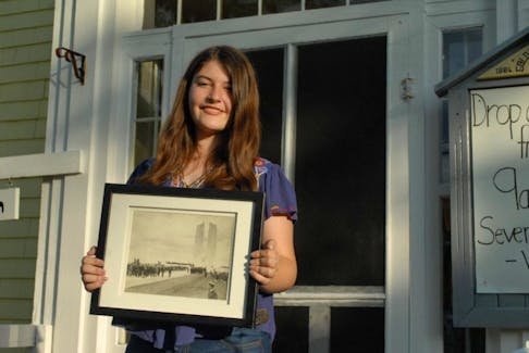 Haley Frail was among 14 students from North Queens Community School in Caledonia, NS who travelled to Vimy Ridge in April. Frail shared her experience with the community Aug. 17.