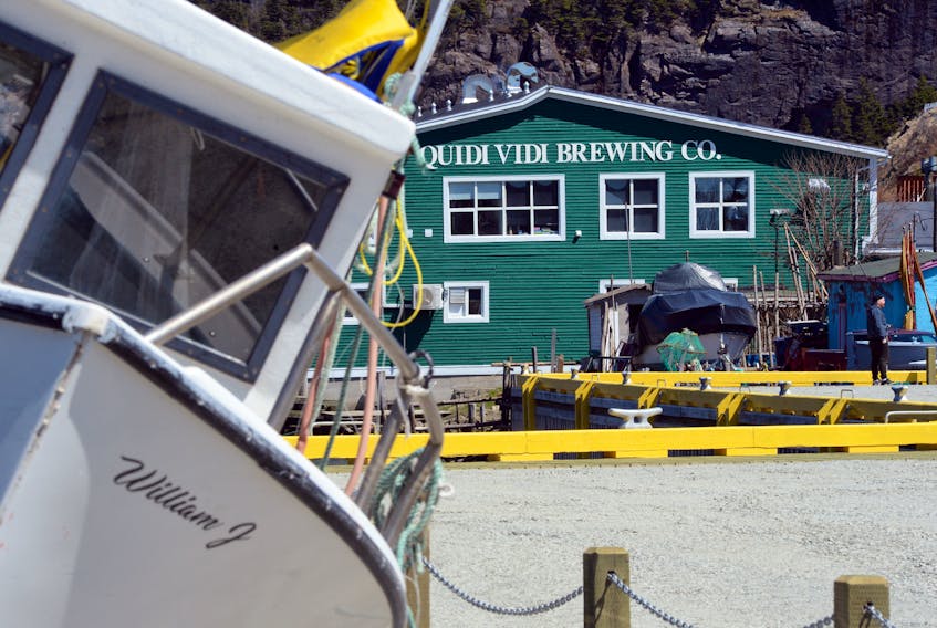 Plans to build a second story harbour-facing deck along the taproom at Quidi Vidi Brewery are delayed until next summer. -KEITH GOOSE/THE TELEGRAM