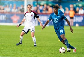Midfielder Andre Rampersad re-signed with HFX Wanderers FC on Thursday. (Trevor MacMillan/HFX Wanderers FC)