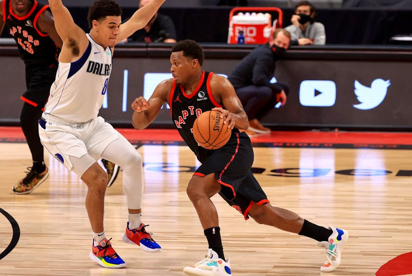 Kyle Lowry had a strong game against the Dallas Mavericks.