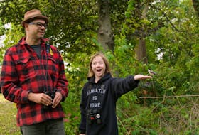 Hardcore birder Paul Riss and his daughter Georgia Wren commune with a curious chickadee in Michael Melski's new documentary The Rare Bird. The colourful look at the world of North American birding airs on CBC Docs POV on Saturday at 8 p.m. and on the free CBC Gem streaming service.