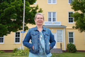 In this 2019 file photo, Dianne Young, founder of Lennon House in Rustico, stands outside the recovery home that is named after her late son, Lennon Waterman, who took his life in 2013 following a lengthy battle with drug addiction and mental health issues. 