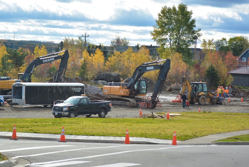 The parking lot of the Goodyear Avenue ballfield is being upgraded as a part of a larger funding announcement for recreation facilities across the province. Nicholas Mercer/SaltWire Network 