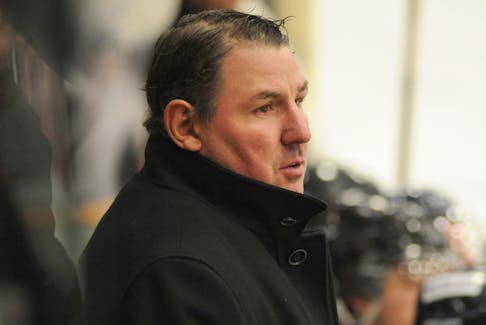Darren Langdon, who has been named the West Coast Senior Hockey League's Coach of the Year, and his regular season champion Deer Lake Red Wings are undefeated the league's playoffs.