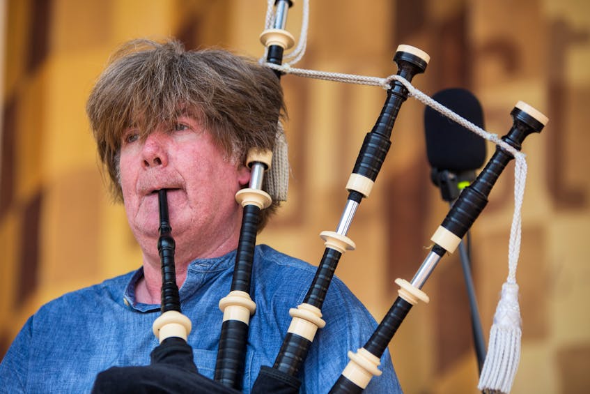 Scotland’s Fred Morrison is considered to be the piping world’s closest thing to a rock star. Morrison has won the Highland Society of London gold medals and is known for his virtuoso performances on Highland, uilleann and Scottish small pipes. CONTRIBUTED/CARSTOR
