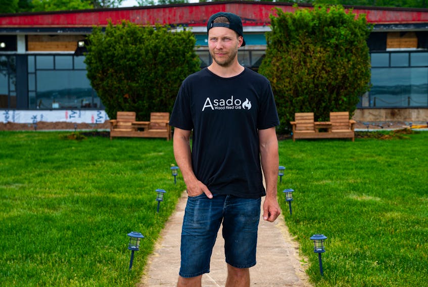 Mike Yould, the owner of Birch & Anchor, poses in front of the new beer garden and restaurant at the former Chinatown location on the Bedford Highway. Birch & Anchor is still under construction and is scheduled to open in the next couple of weeks.
Ryan Taplin - The Chronicle Herald