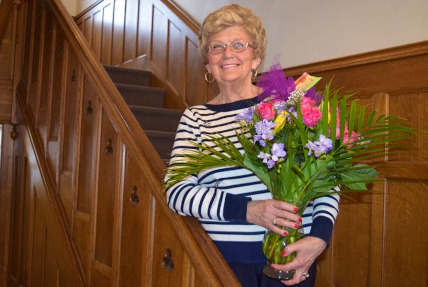 Lorraine Davy is retiring today after 50 years and seven months as receptionist at the Burchell MacDougall law firm in Truro.