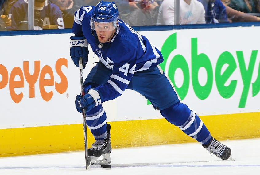 The Maple Leafs selected defenceman Morgan Rielly fifth overall in the 2012 NHL draft. (Claus Andersen/Getty Images)