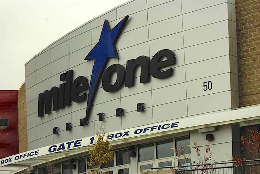 Mile One Centre in St. John's. — File photo