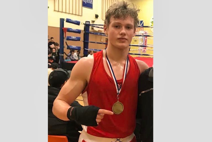 St. John’s boxer Seamus O’Brien will join the Crandall Chargers boxing team at Crandall University in Moncton this fall