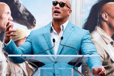 Dwayne Johnson is voting blue, no matter how many of his movies may allegedly burn. 