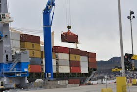 An MSC container ship visits the Port of Corner Brook. With a strike in Montreal increasingly likely, MSC has recently had more vessels call in Halifax.
