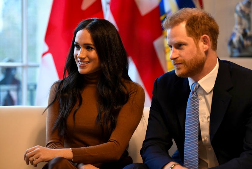 Britain's Prince Harry and his wife Meghan, Duchess of Sussex visit Canada House in London, Britain January 7, 2020. Daniel Leal-Olivas/Pool via REUTERS/File Photo