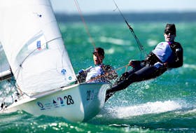 Nova Scotia sailors Jacob Saunders and Oliver Bone are trying to qualify for Tokyo 2020 in the 470 sailing competition but have hit a rough patch. The 470 world championships and the Olympic qualifying events have been postponed dur to the COVID-19 pandemic and their boat is stuck in Spain. CONTRIBUTED