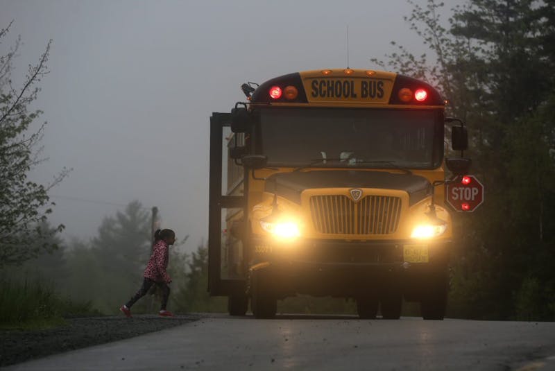 Children mingling on school buses could be a potential risk for COVID-19 spread, said Rudderham. - Contributed/File