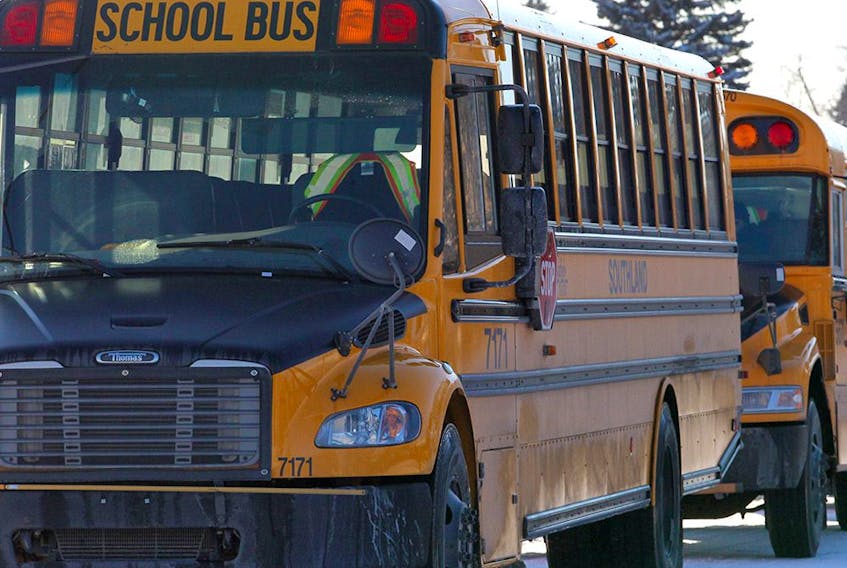File photo of an Alberta school bus.