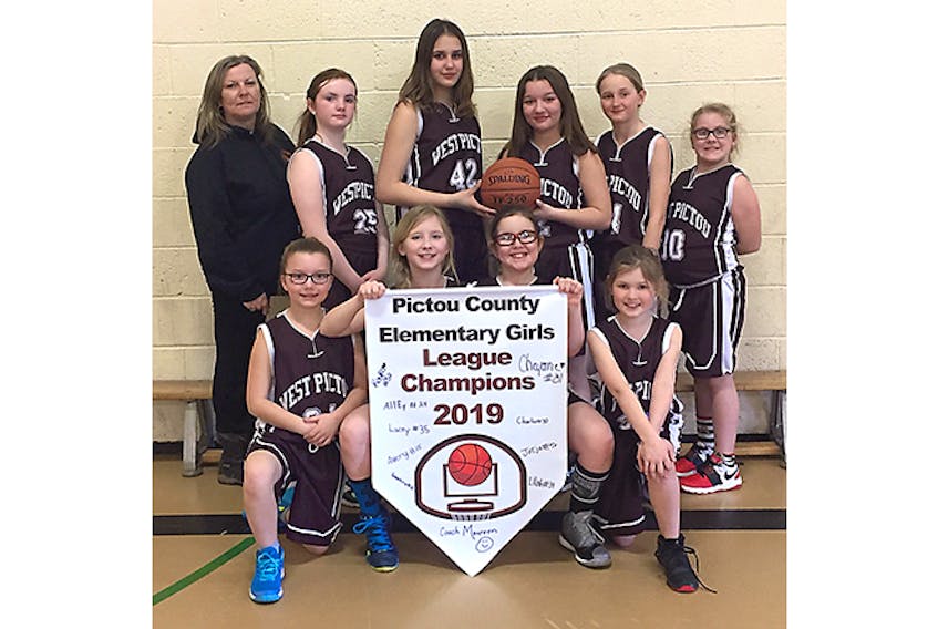 The West Pictou Wolverines defeated the A.G. Baillie Bears 47-45 recently to win the 2019 Elementary Girls District League Championship.