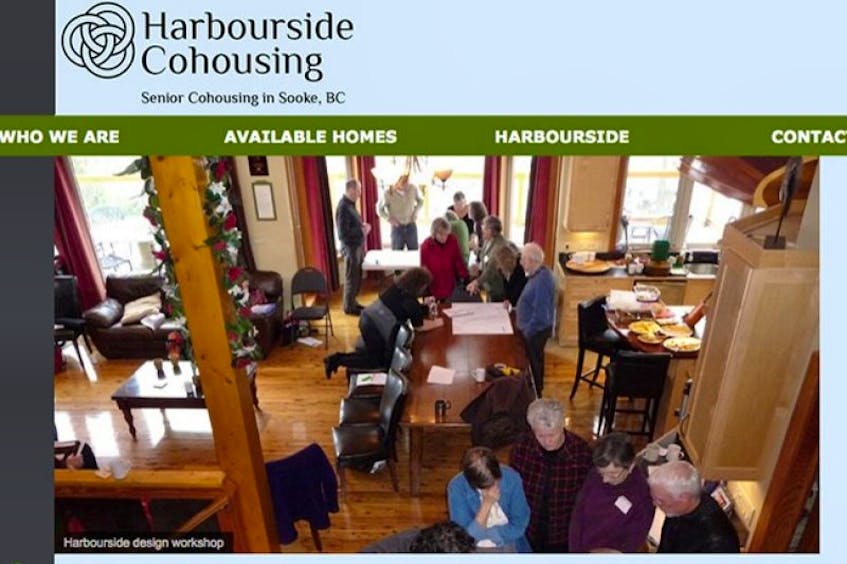 Harbourside, a senior cohousing community in Sooke, near Victoria, BC.
