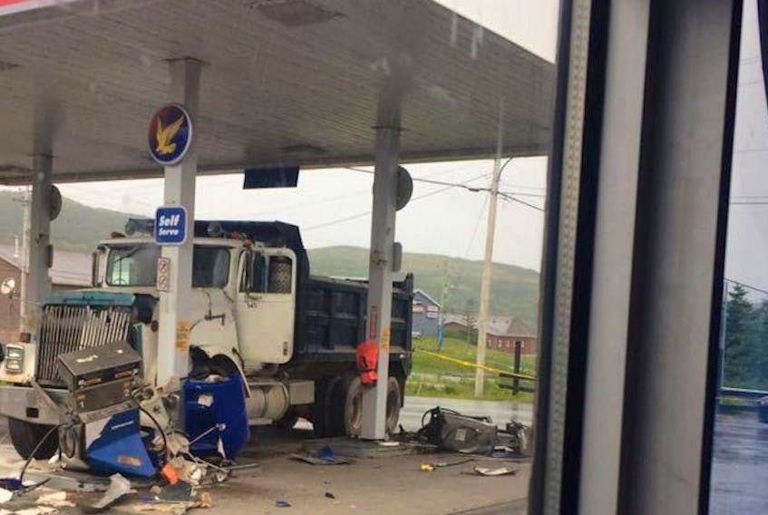 The Burin Ultramar was left with major damages following an accident